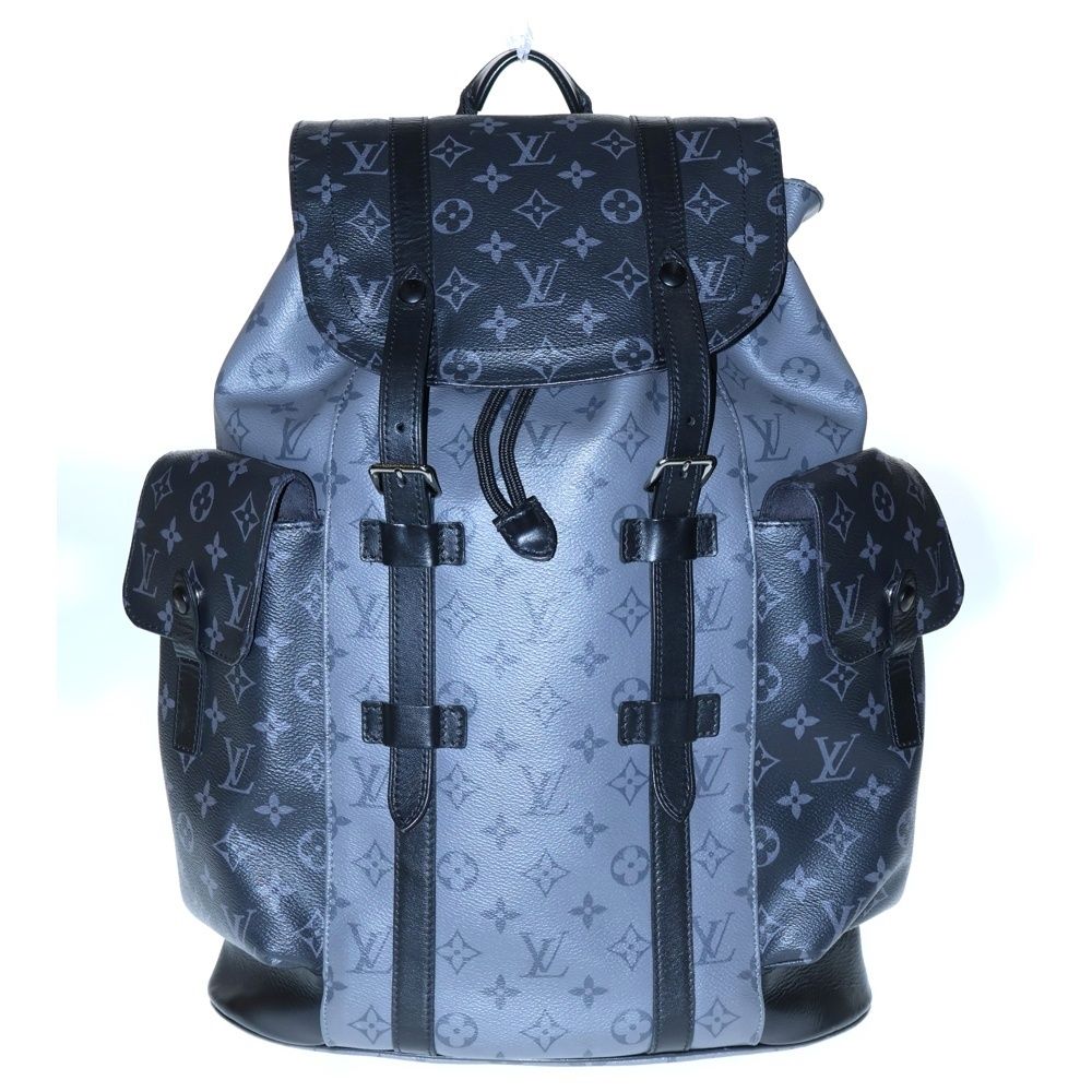 LOUIS VUITTON ルイヴィトン モノグラムエクリプス クリストファーPM バックパック リュックサック ブラック PVC M46331