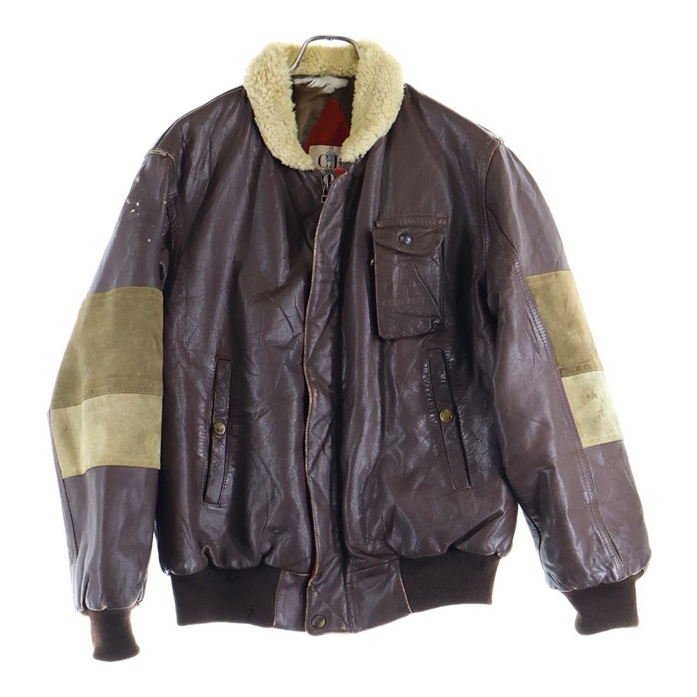 C.P. Company シーピーカンパニー 80s VINTAGE DUTCH POLICE FLIGHT JACKET ダッチポリス フライトジャケット ブラウン