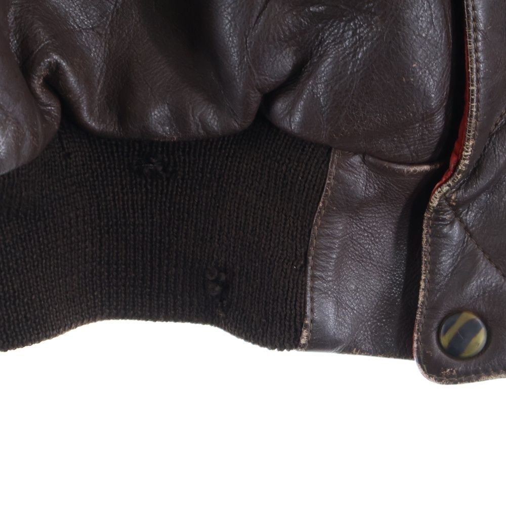 C.P. Company シーピーカンパニー 80s VINTAGE DUTCH POLICE FLIGHT JACKET ダッチポリス フライトジャケット ブラウン KANDAIZUMI_COM