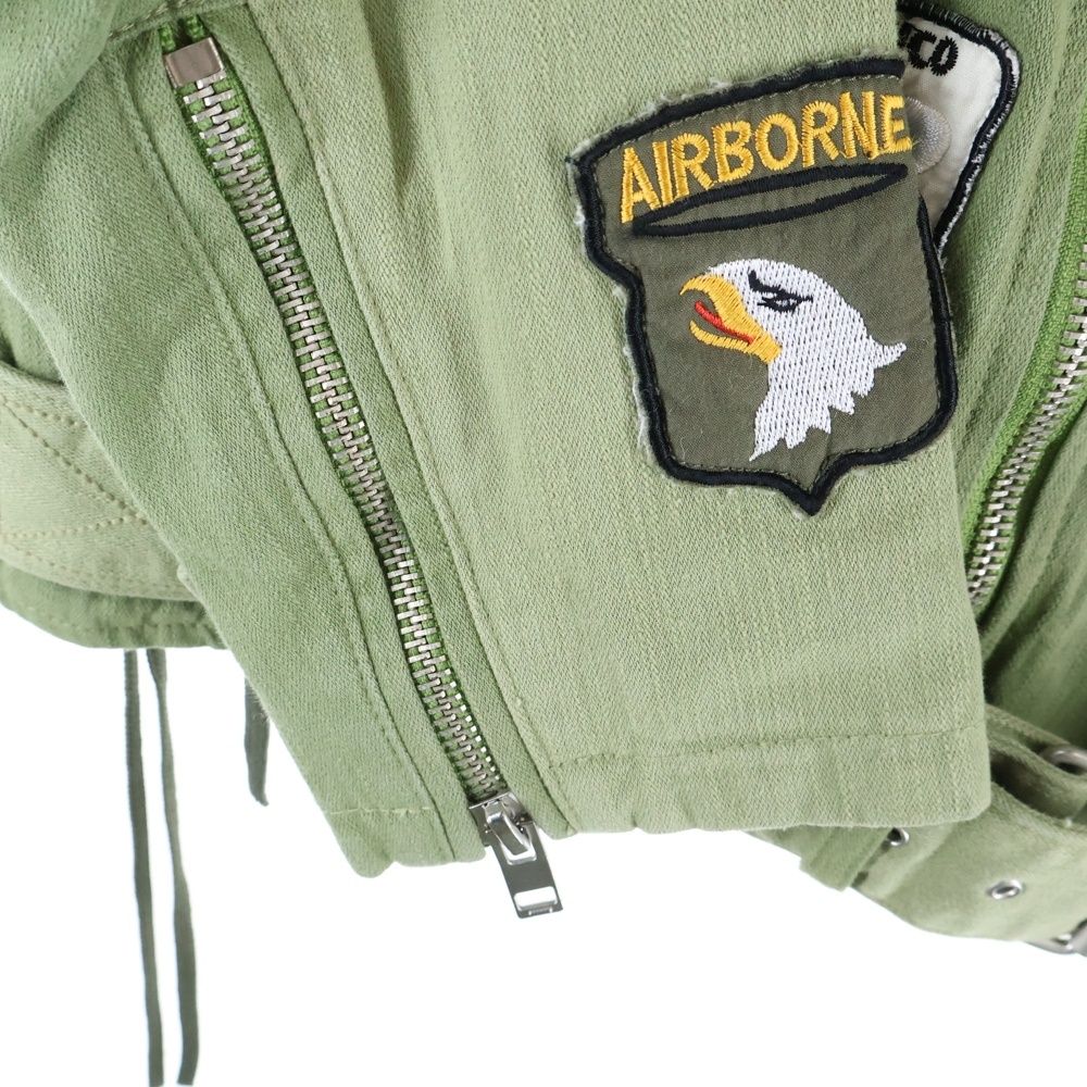 MLVINCE (メルヴィンス) ワッペン コットン ミリタリー ダブル  