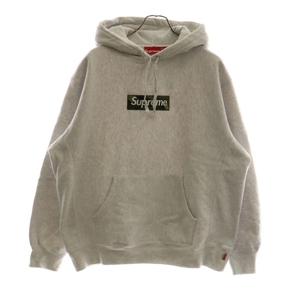 SUPREME (シュプリーム) 23AW Box Logo Hooded Sweatshirt Ash Grey