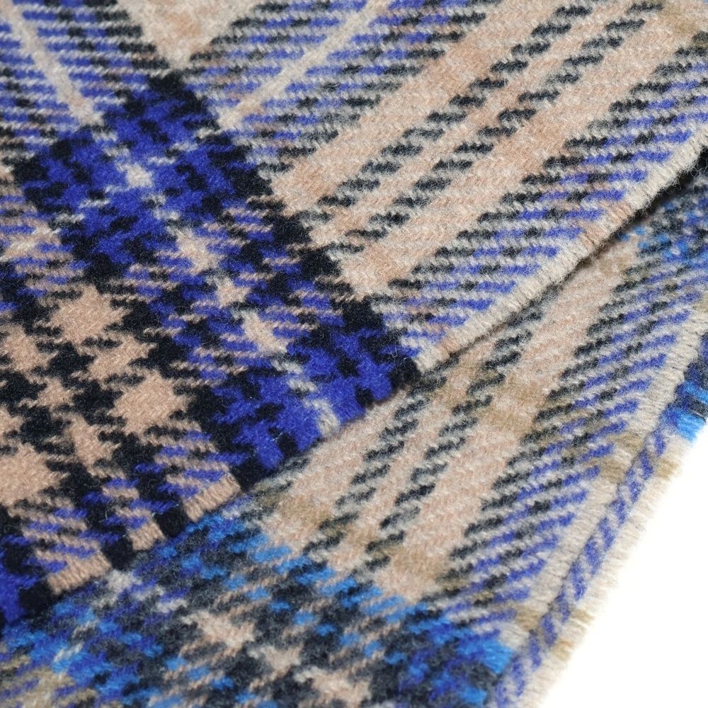 Acne Studios (アクネ ストゥディオズ) ロゴプリント チェック柄ウール