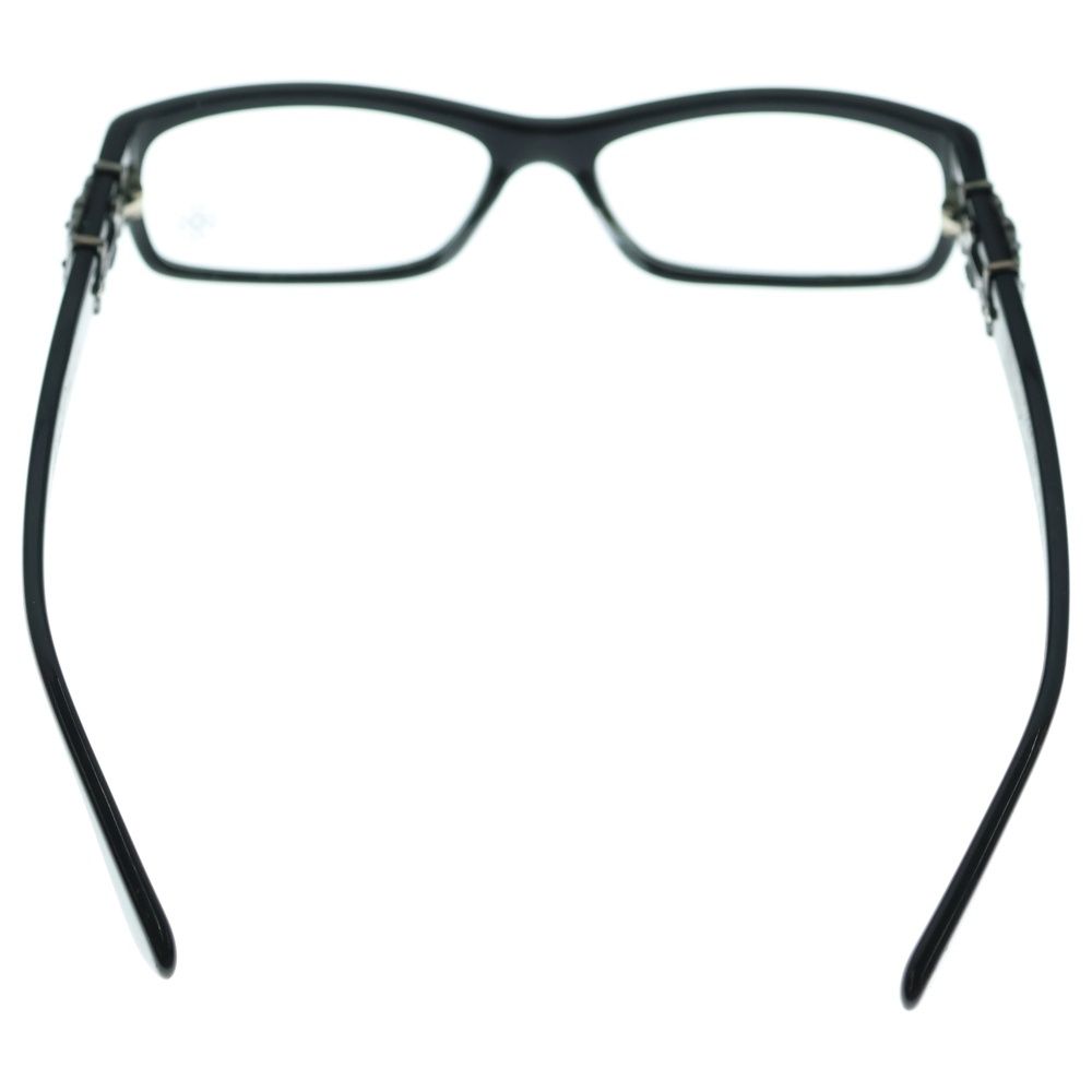 CHROME HEARTS クロムハーツ BELOW ME セメタリークロステンプル スクエアフレームサングラス アイウェア 眼鏡 ブラック シルバー