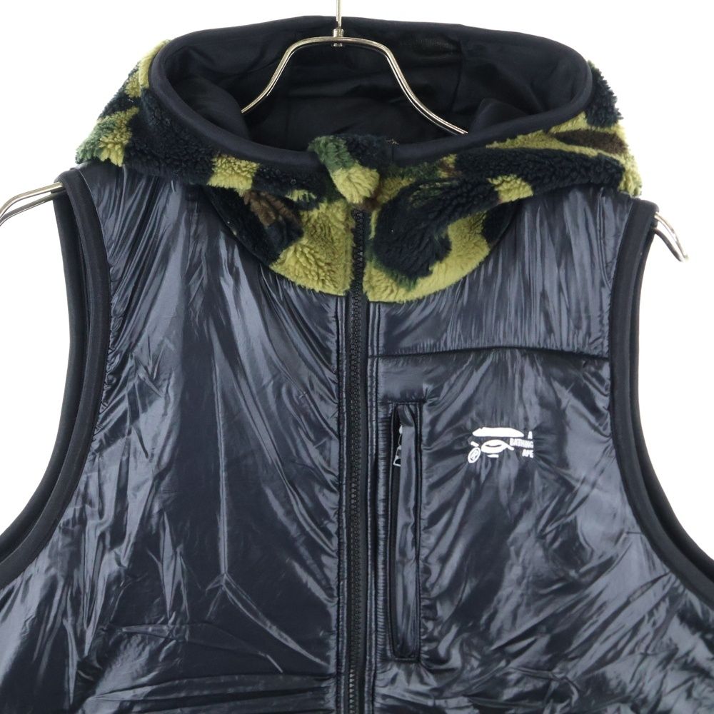 A BATHING APE ボアフリースベスト　サイズM A BATHING APE (アベイシングエイプ) BOA FLEECE VEST 001LJ0701131X