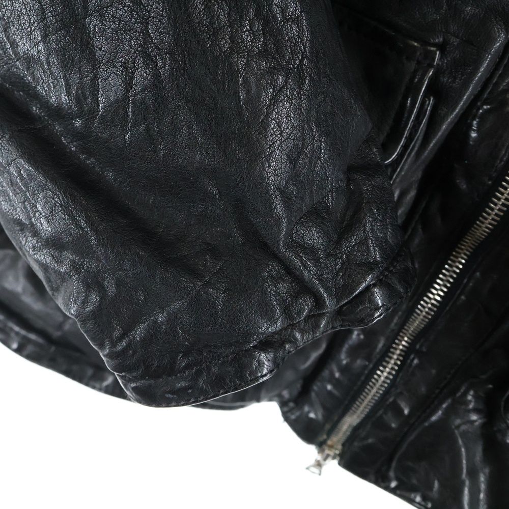 レザージャケット ジップアップジャケット