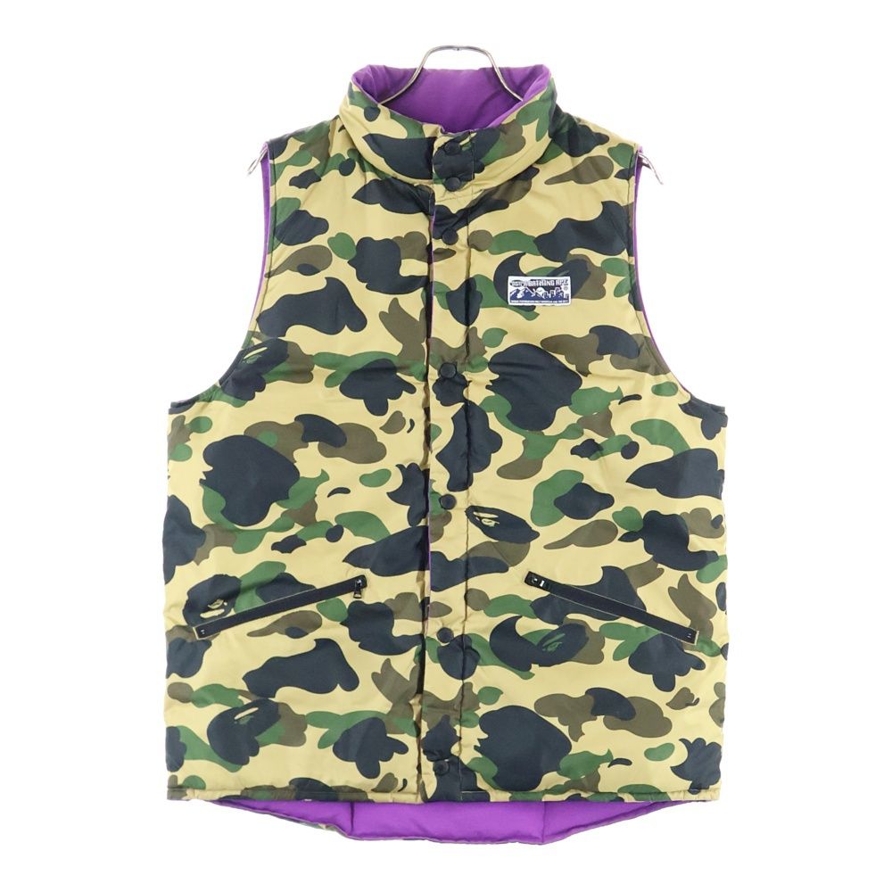A bathing ape エイプ ダウン ダウンベスト リーバシブル A BATHING
