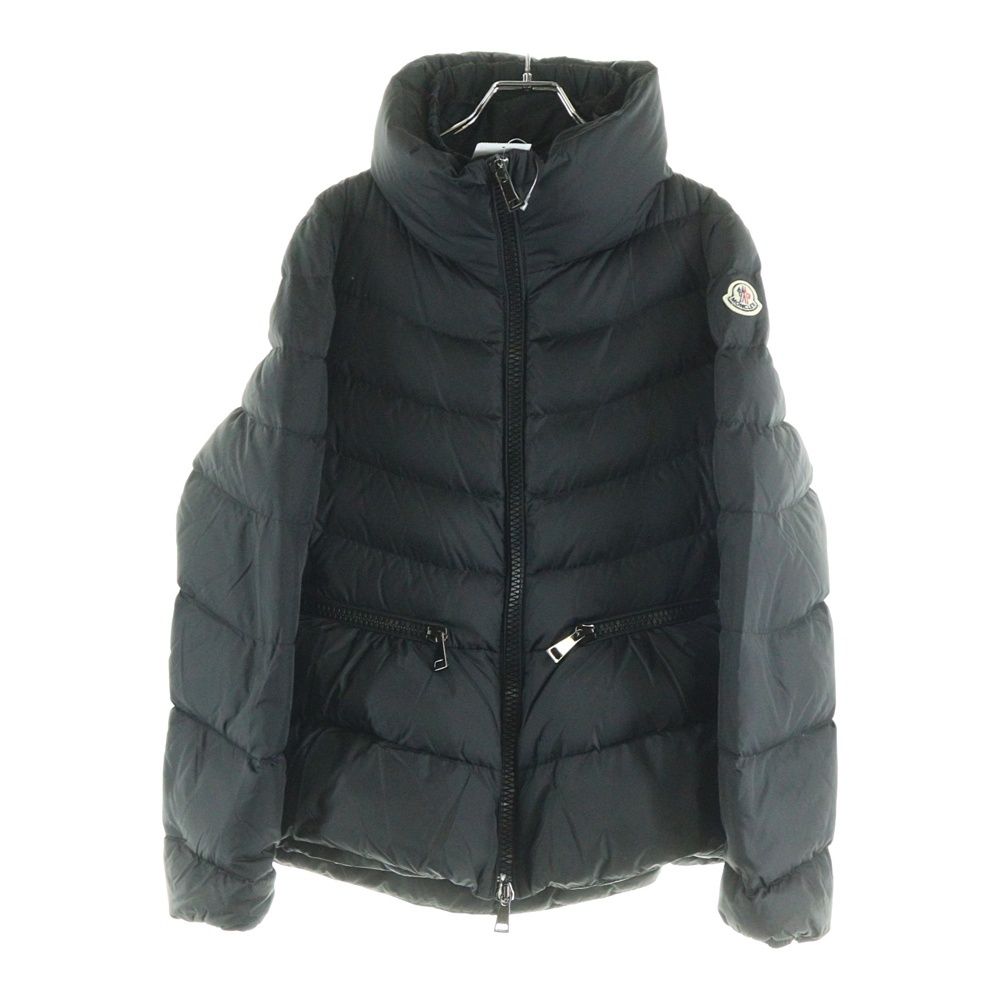 MONCLER モンクレール MIRIEL ロゴワッペン ジップアップダウンジャケット ブラック レディース