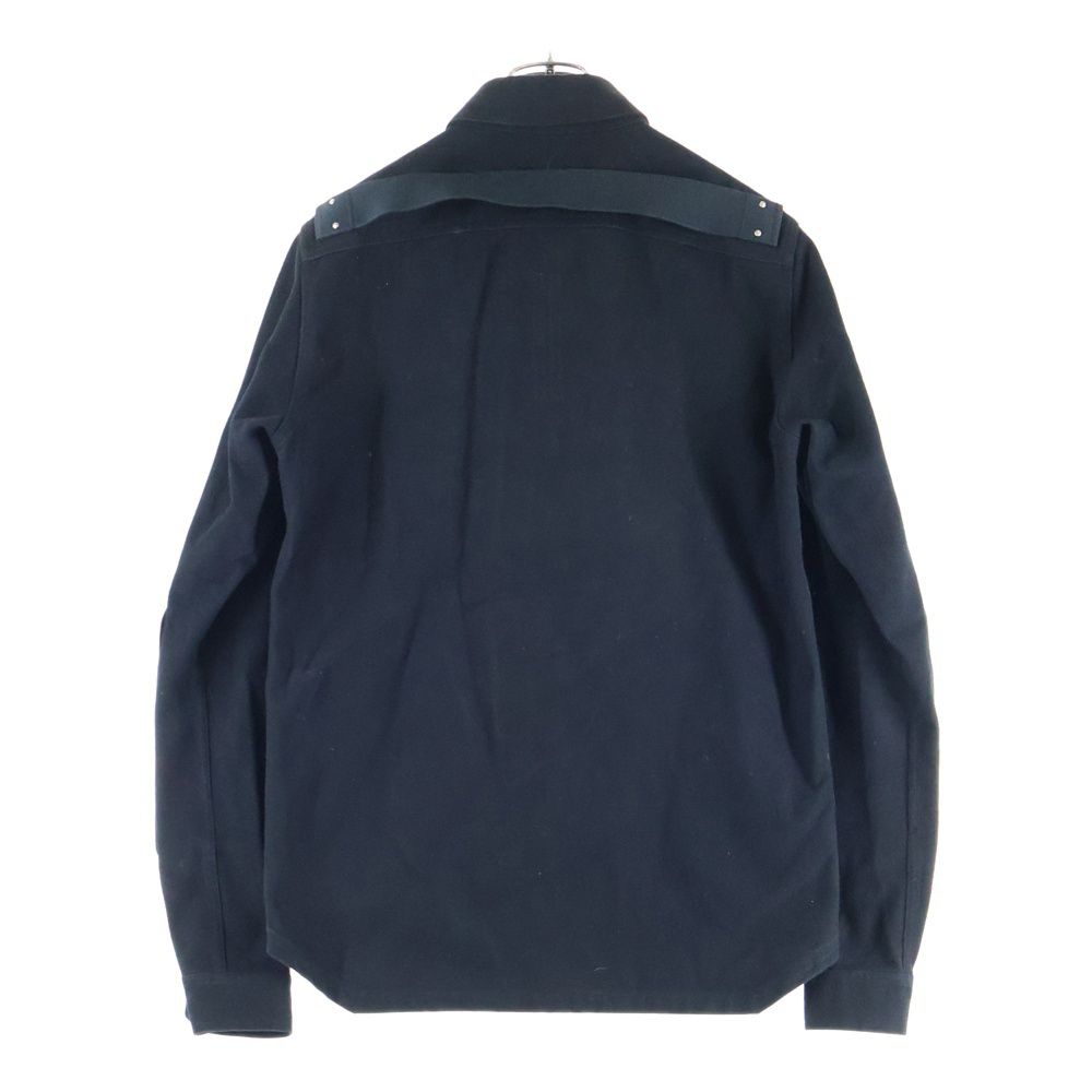 Rick Owens リックオウエンス 19AW SHIRT JACLET スナップボタン コットンジャケット ブラック RU19F4729-CFL1