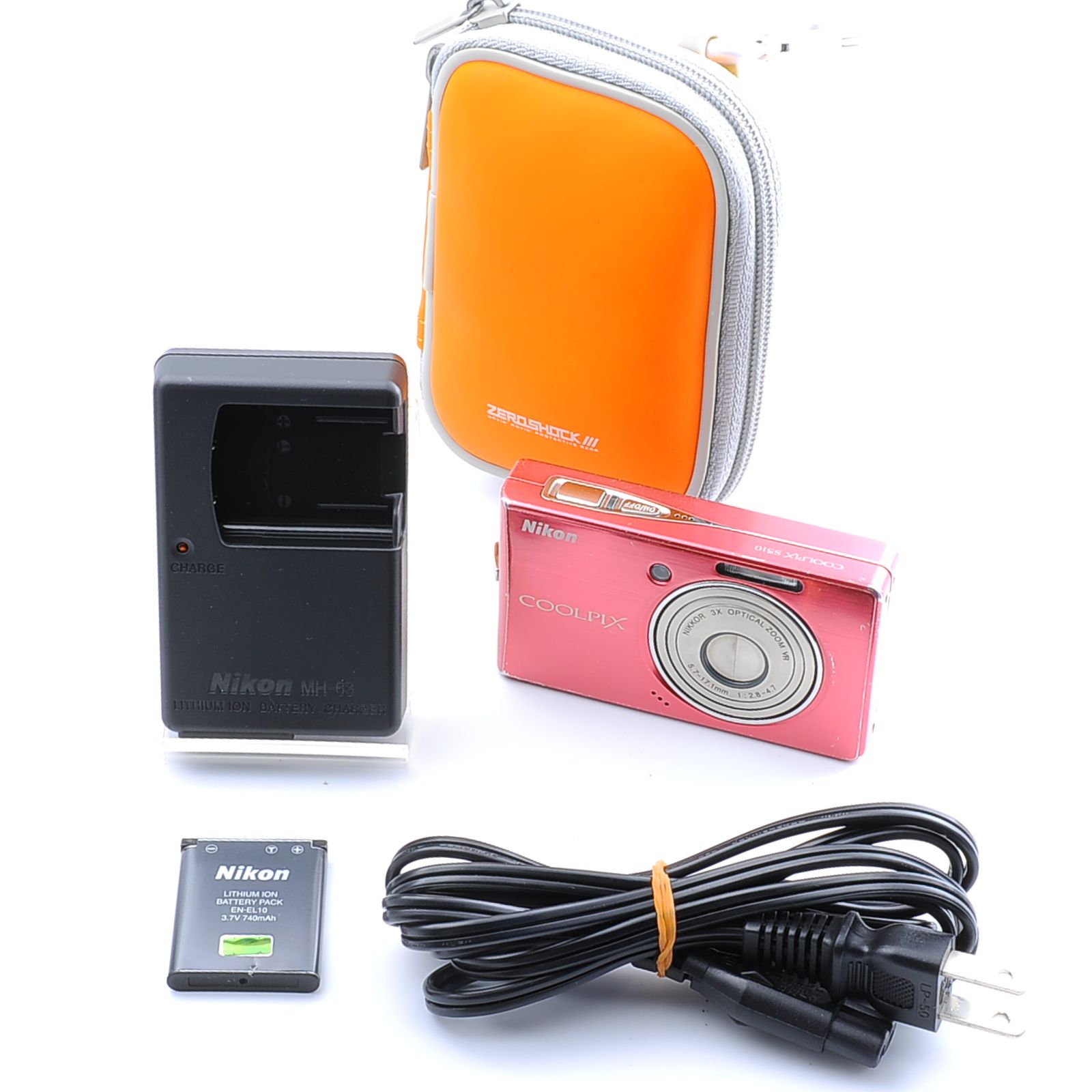 Nikon COOLPIX S510 ピンク コンパクトデジタルカメラ 動作 済み 505065