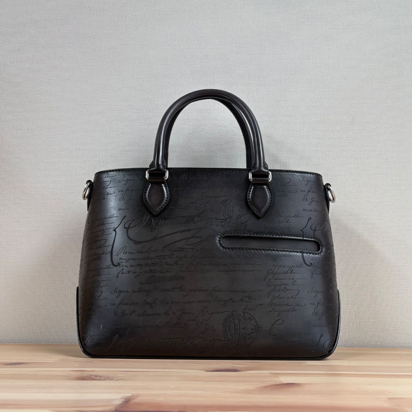 極美 Berluti ベルルッティ トゥジュールXS スクリットレザー