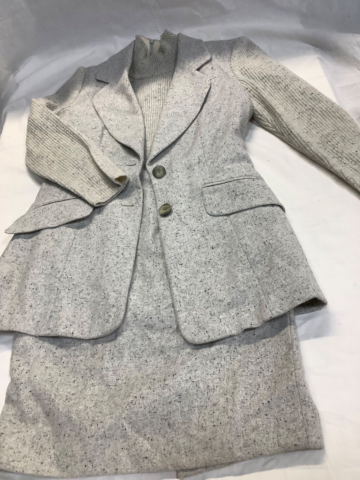 半袖ニットワンピース セット