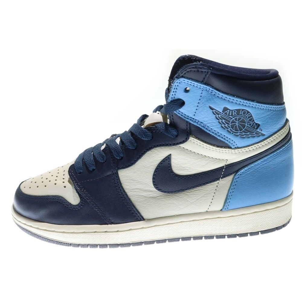 NIKE (ナイキ) AIR JORDAN 1 RETRO HIGH OG OBSIDIAN UNIVERSITY BLUE エアジョーダン1 レトロ OG オブシディアン ユニバーシティブルー ハイカットスニーカー 555088-140