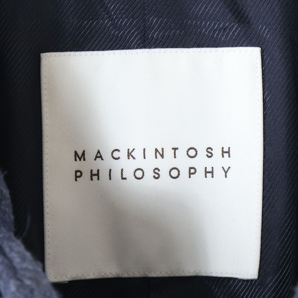 MACKINTOSH PHILOSOPHY マッキントッシュフィロソフィー ウール ナイロン シングルコート ジャケット ネイビー H1C88-693-27 KANDAIZUMI_COM