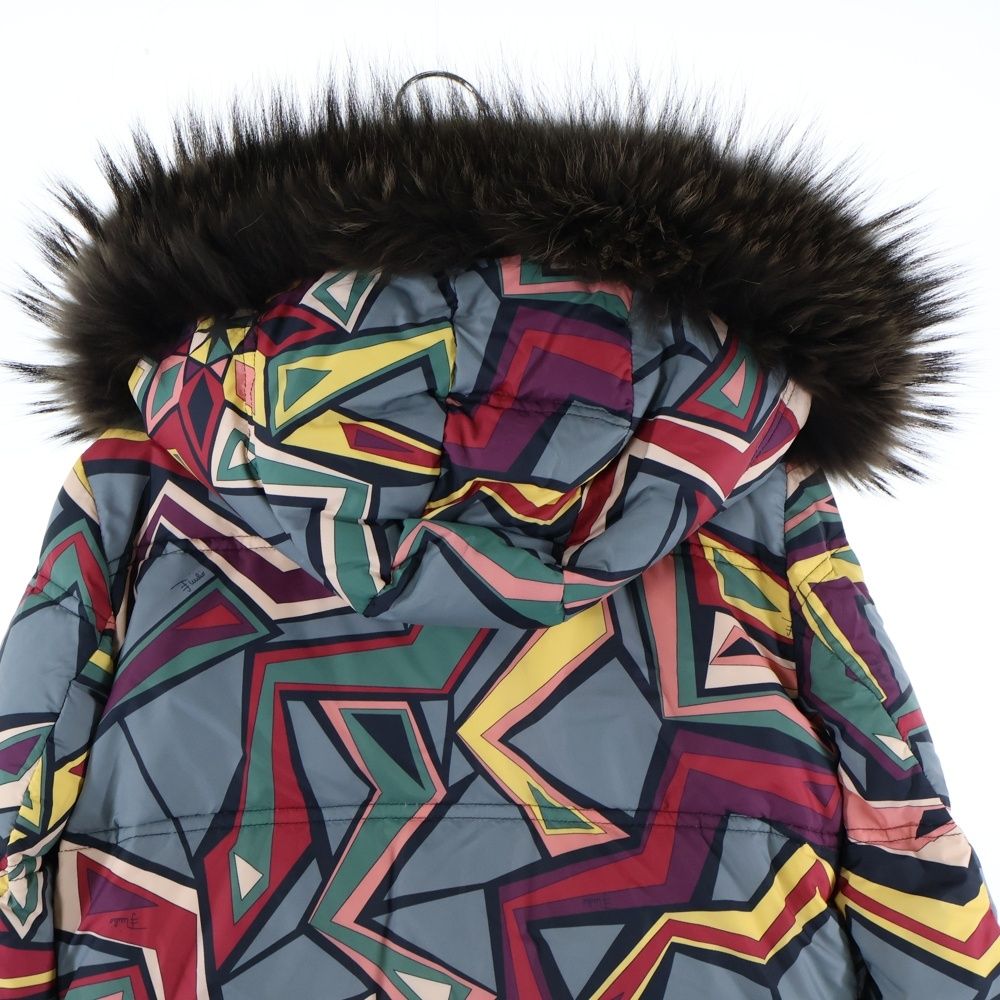 ファーフーデッド ダウンジャケット