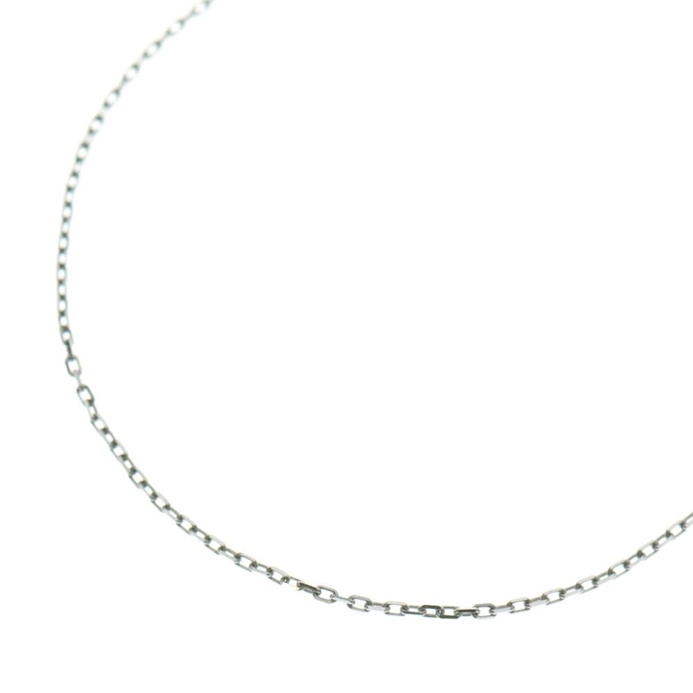 Cartier カルティエ 18KWG 2Cチャーム チェーンネックレス ホワイトゴールド 46cm