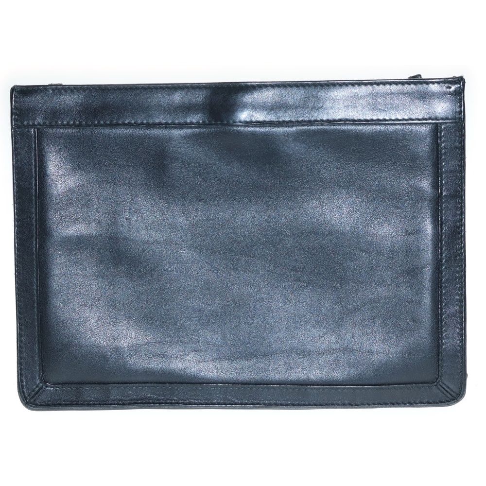 BALENCIAGA バレンシアガ ネイビー ポシェット レザー ショルダーバッグ ブラック 339937