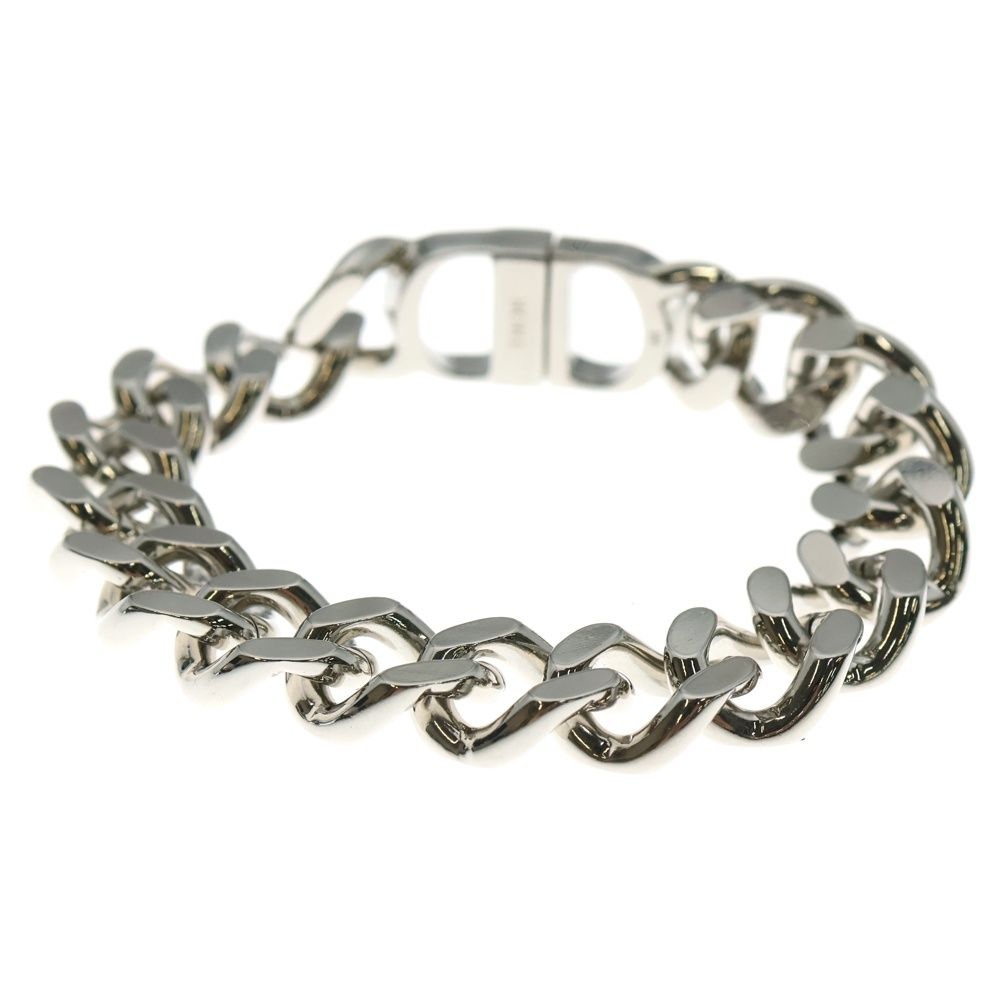 Christian Dior クリスチャンディオール CD ICON ロゴ チェーンリンク ブレスレット シルバー B1081H0MMT