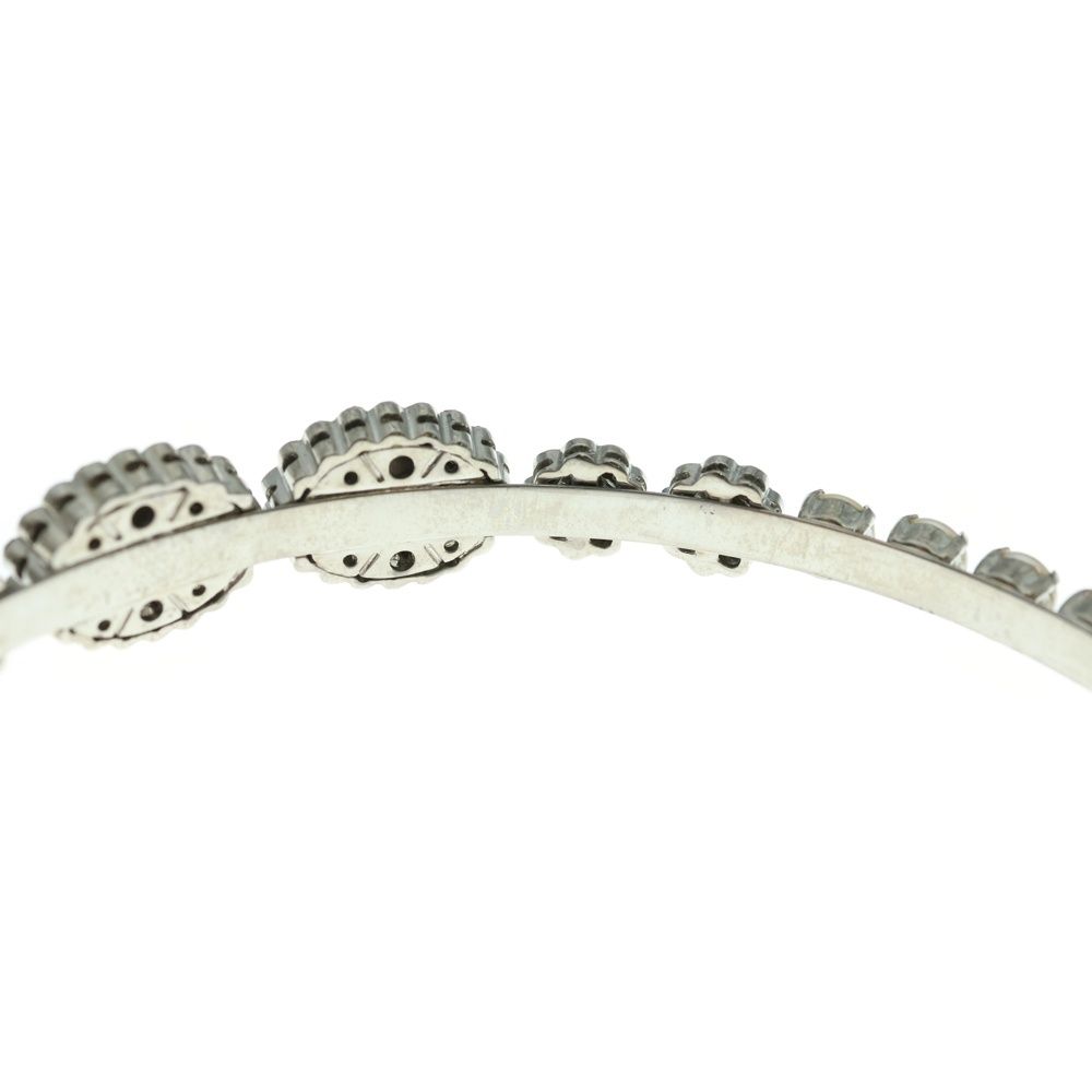 miumiu ミュウミュウ ビジュー クリスタル パール 装飾 メタル カチューシャ シルバー レディース