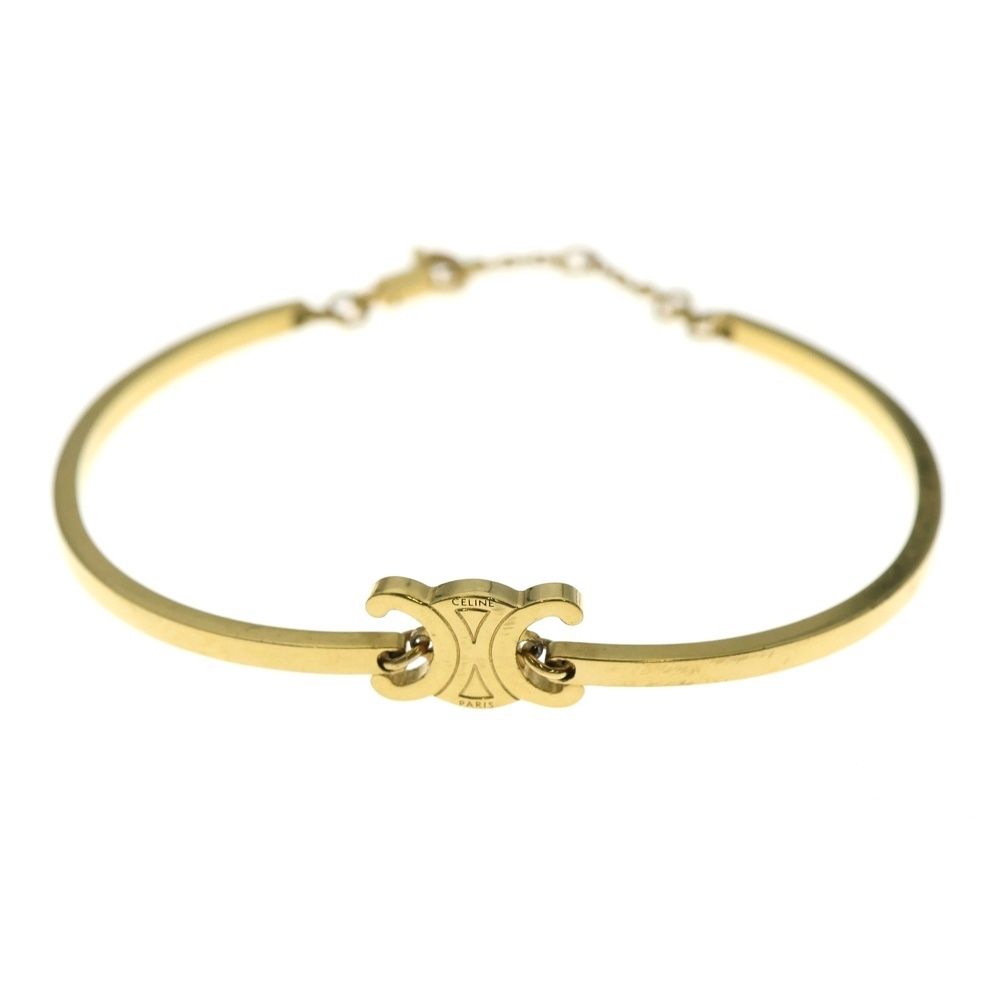 CELINE セリーヌ トリオンフ アーティキュレート ブレスレット ゴールド