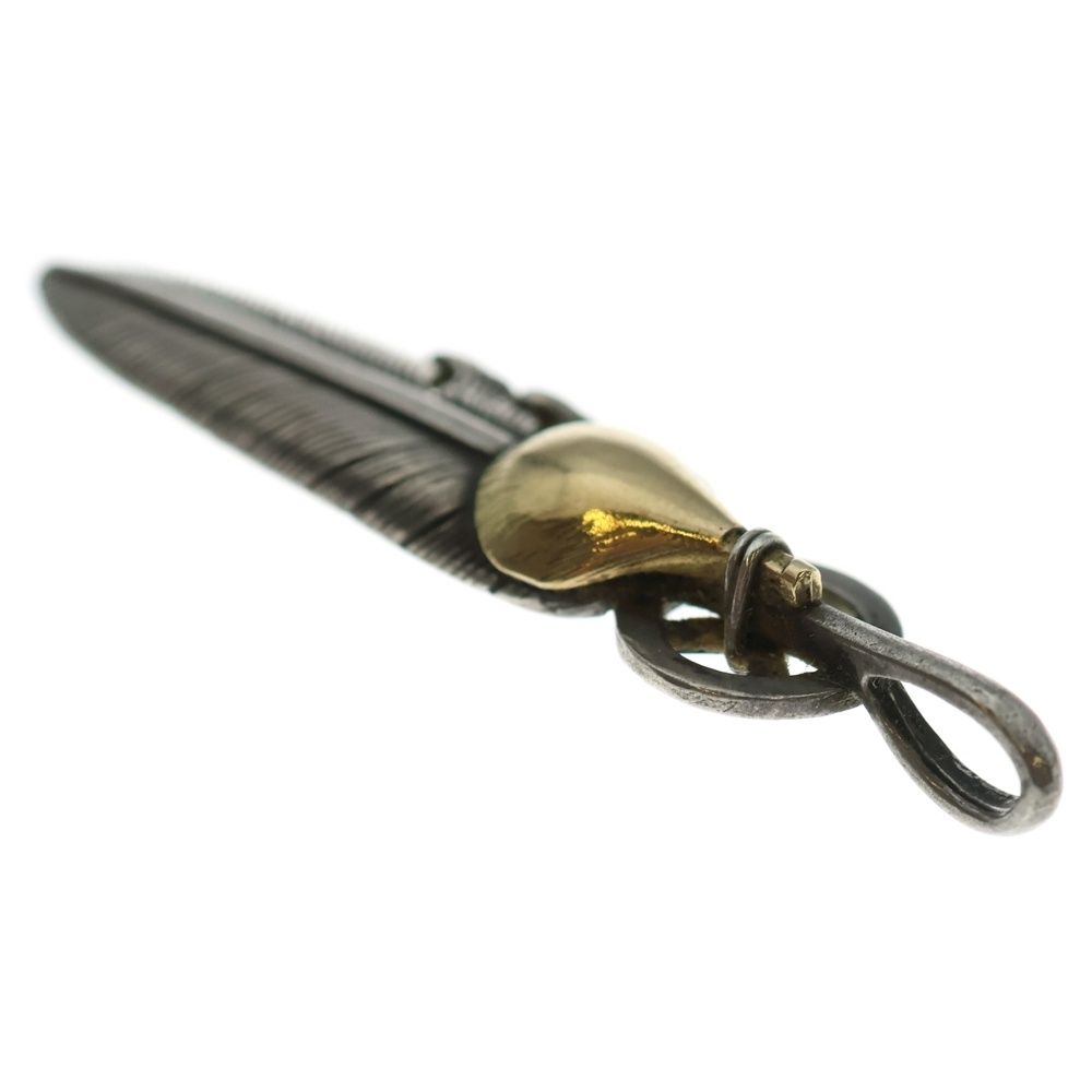  TADY - KING タディアンドキング ホイールフェザーK 18 ペンダントトップ ネックレストップ L シルバー ゴールド その他 アクセサリー