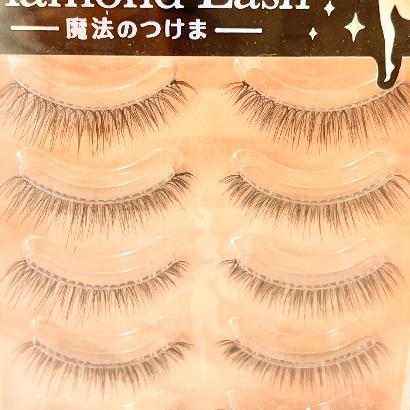 つけまつげ各種 魔法のつけま Diamond Lash ダイヤモンドラッシュ オレンジ
