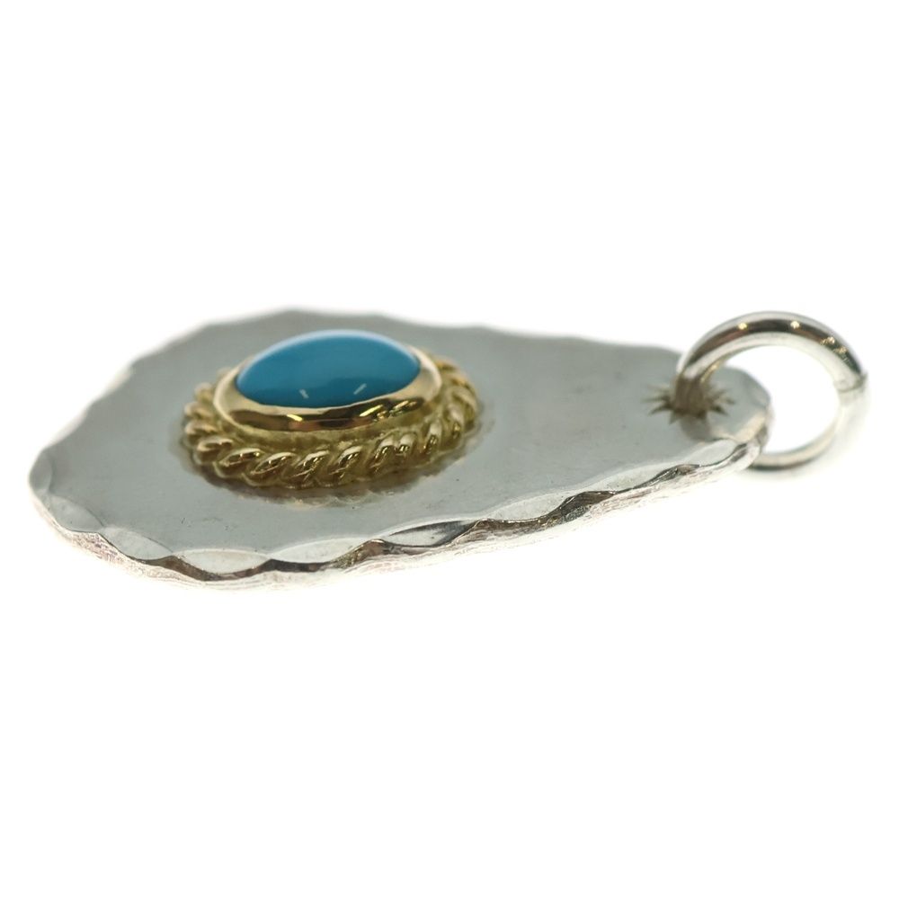  goro s ゴローズ 金縄ターコイズ印台メタル ペンダントトップ シルバー ゴールド その他 アクセサリー