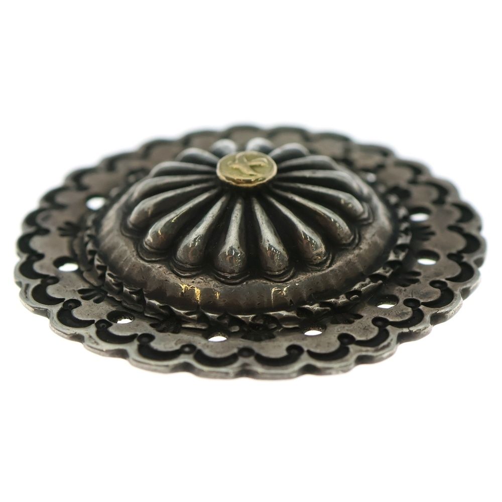 goro's (ゴローズ) 【オールド】K18付きフラワーコンチョ 大 シルバー