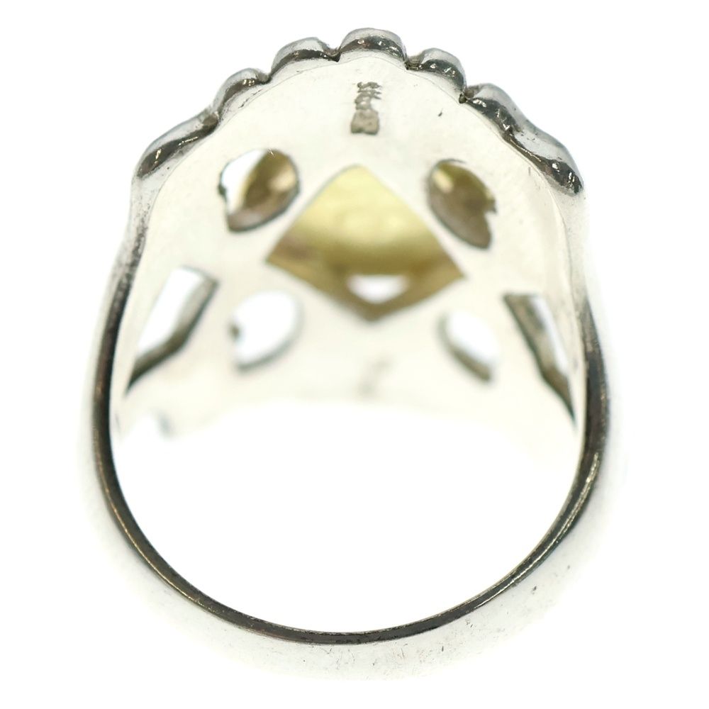 goro s ゴローズ 大メタル付きキャストリング シルバー ゴールド