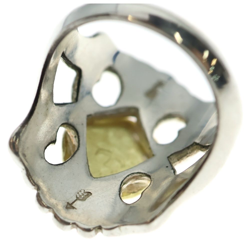 大メタル付きキャストリング シルバー