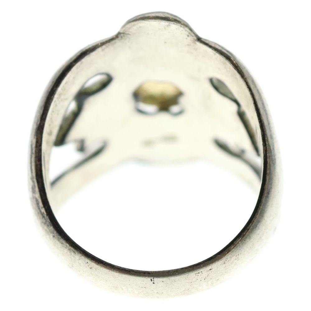 goro s ゴローズ 小メタル付きキャストリング シルバー ゴールド