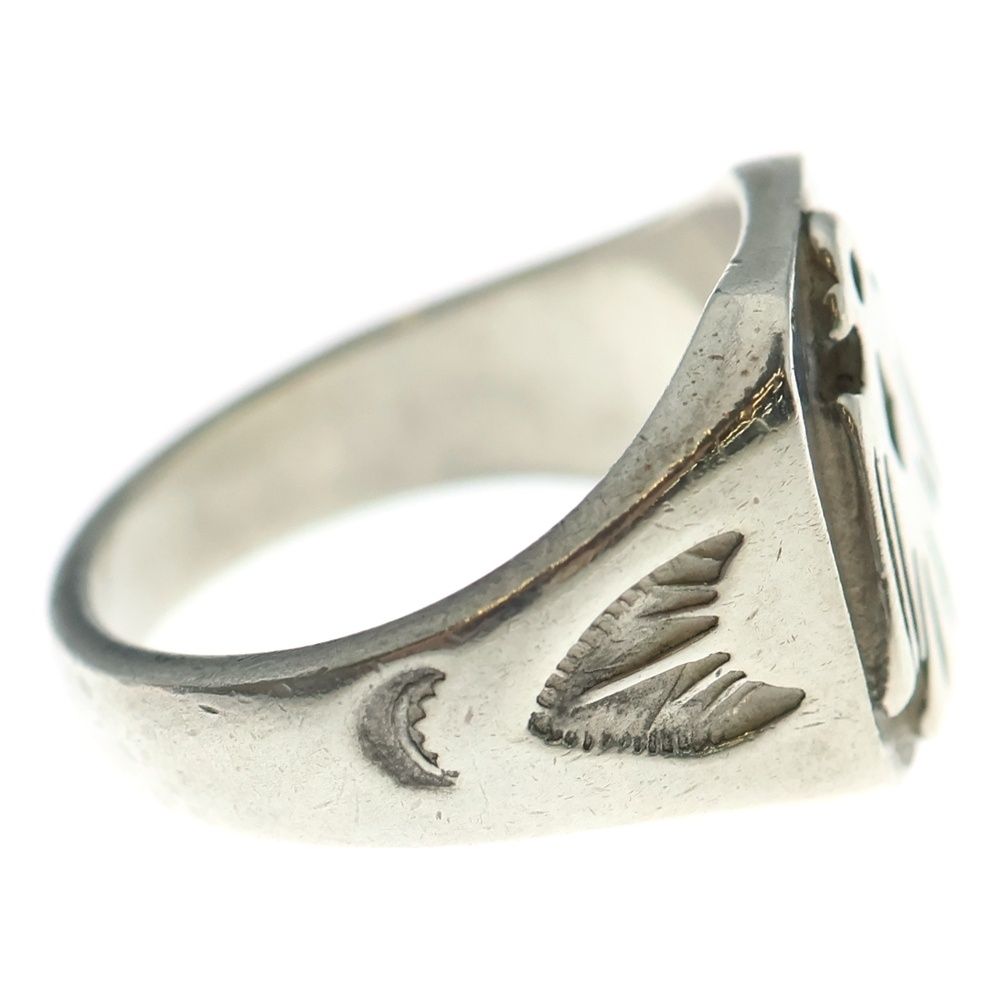 SVイーグルヒヨコ付き印台リング