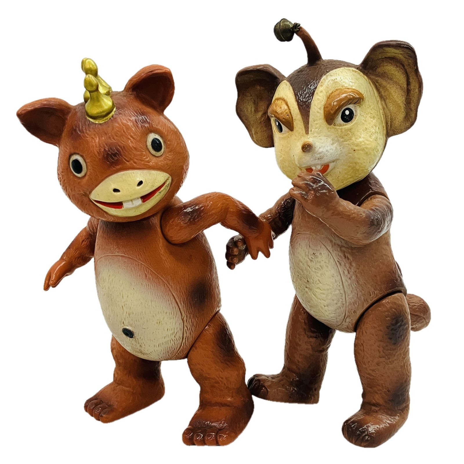 ブースカ＆チャメゴン（イヌクマ）ソフビフィギュア２体セット ブースカ＆チャメゴン（イヌクマ）ソフビフィギュア2体セット