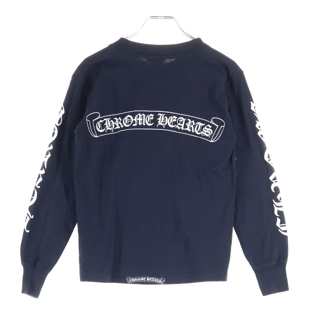 CHROME HEARTS クロムハーツ OLD VINE DGR L S ヴァインダガー プリント ロングスリーブカットソー 長袖Tシャツ ブラック レディース