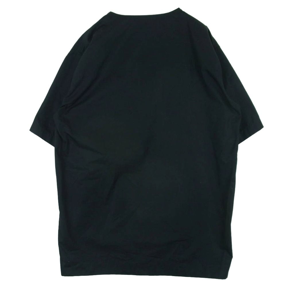 JIL SANDER ジルサンダー 20 SS Short Sleeve T-Shirt ショートスリーブ プルオーバー 半袖 Tシャツ ブラック系 001 46