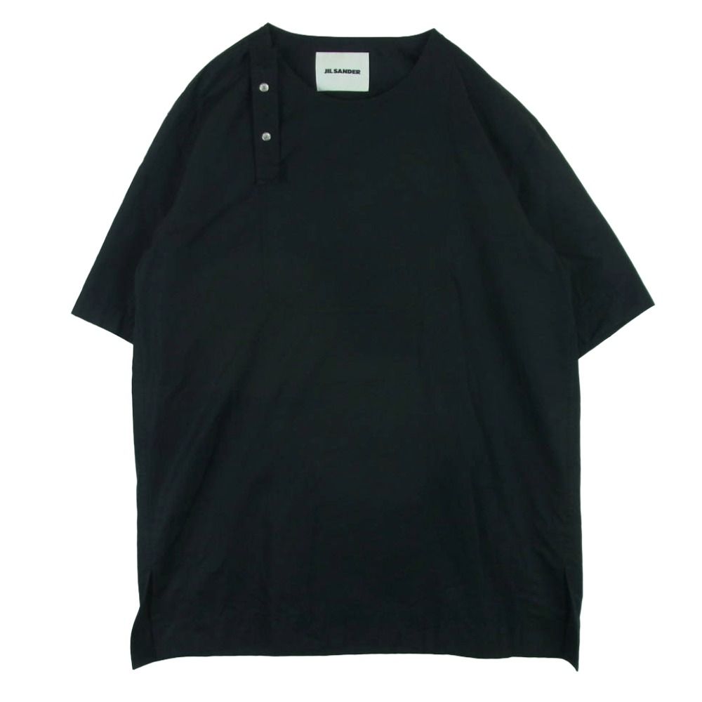 JIL SANDER ジルサンダー 20SS JSMS420731MS244200B11 Short Sleeve T-Shirt ショートスリーブ プルオーバー 半袖 Tシャツ ブラック系 001 46