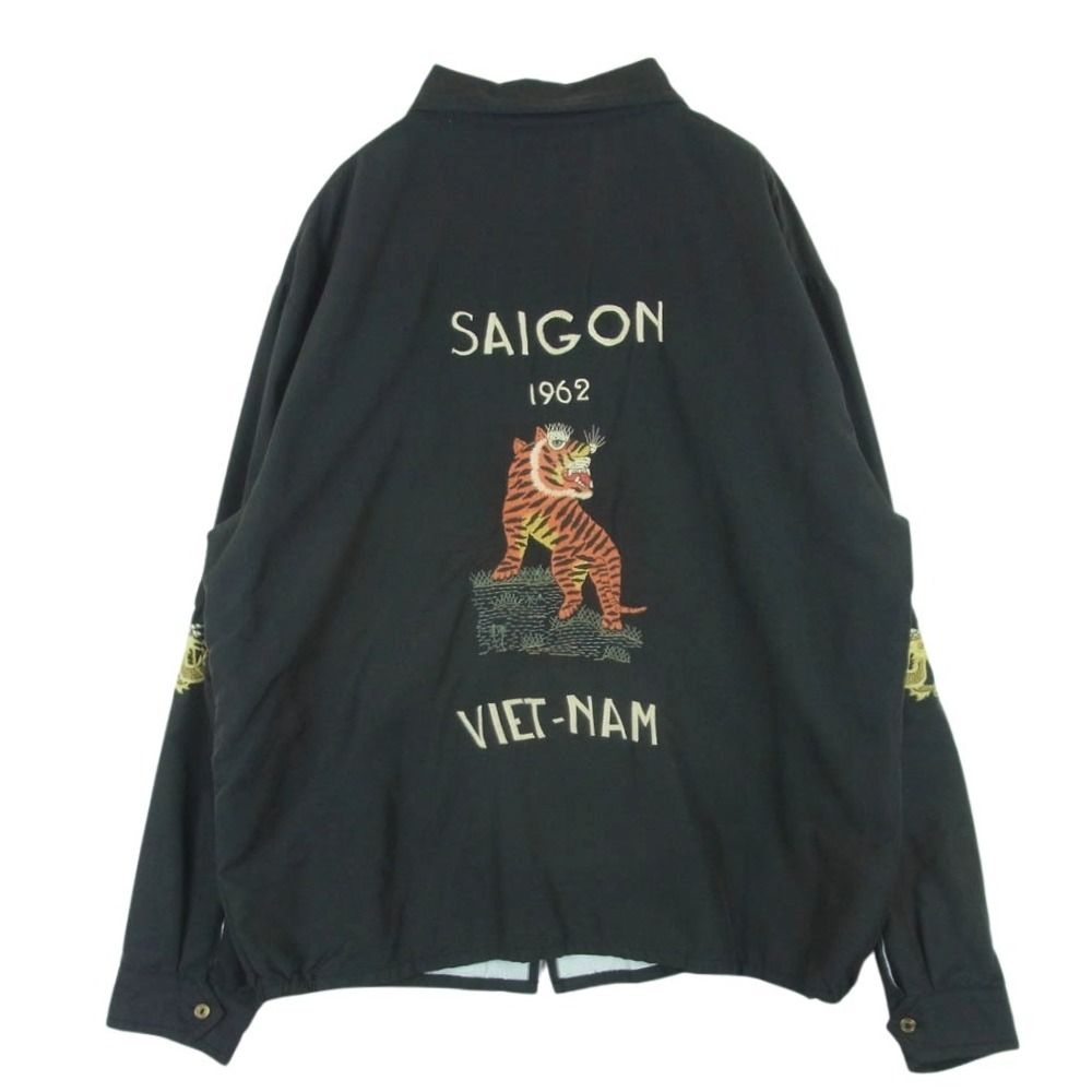 TAILOR TOYO テイラー東洋 TT15276 Early 1960s Style Cotton Rayon Vietnam Jacket VIET-NAM TIGER AGING MODEL ベトジャン ジャケット グレー系 XL
