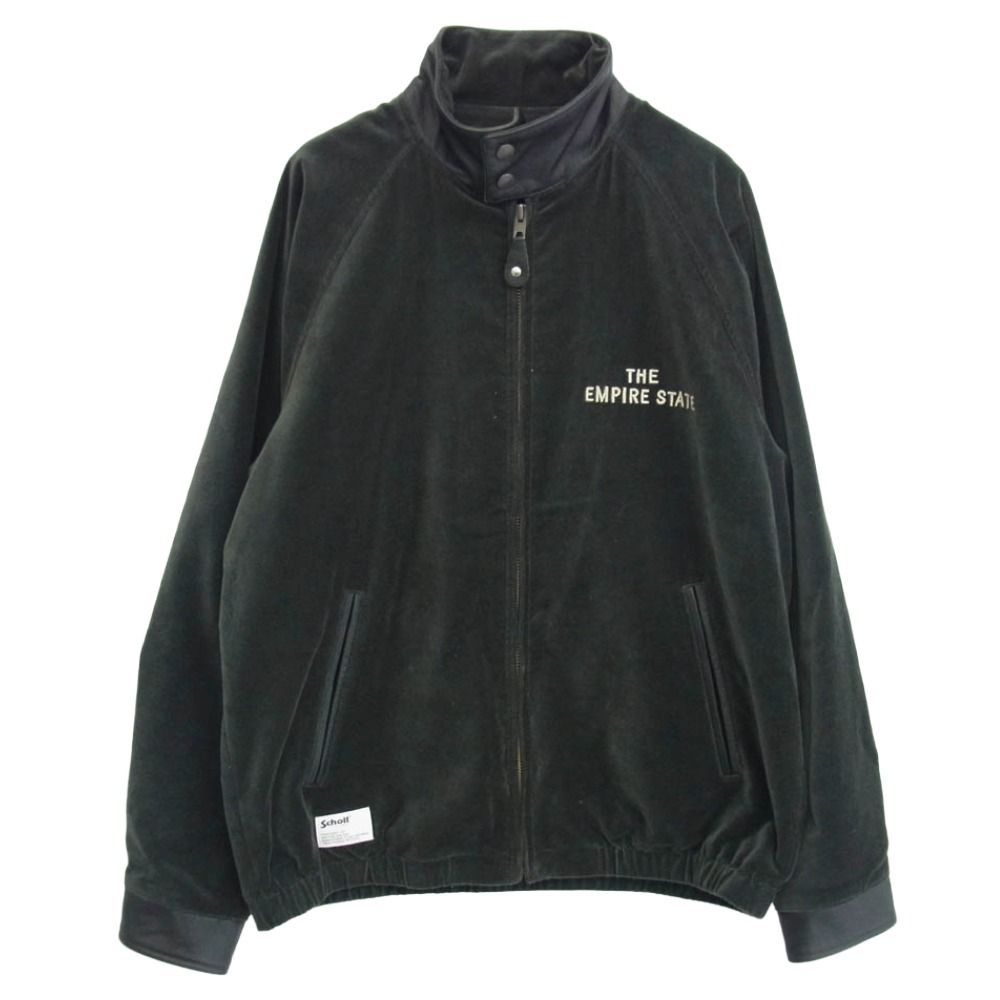 schott ショット 782-3252015 THE EMPIRE STATE スウィングトップ ベトジャン 別珍 ブルゾン ブラック系 L