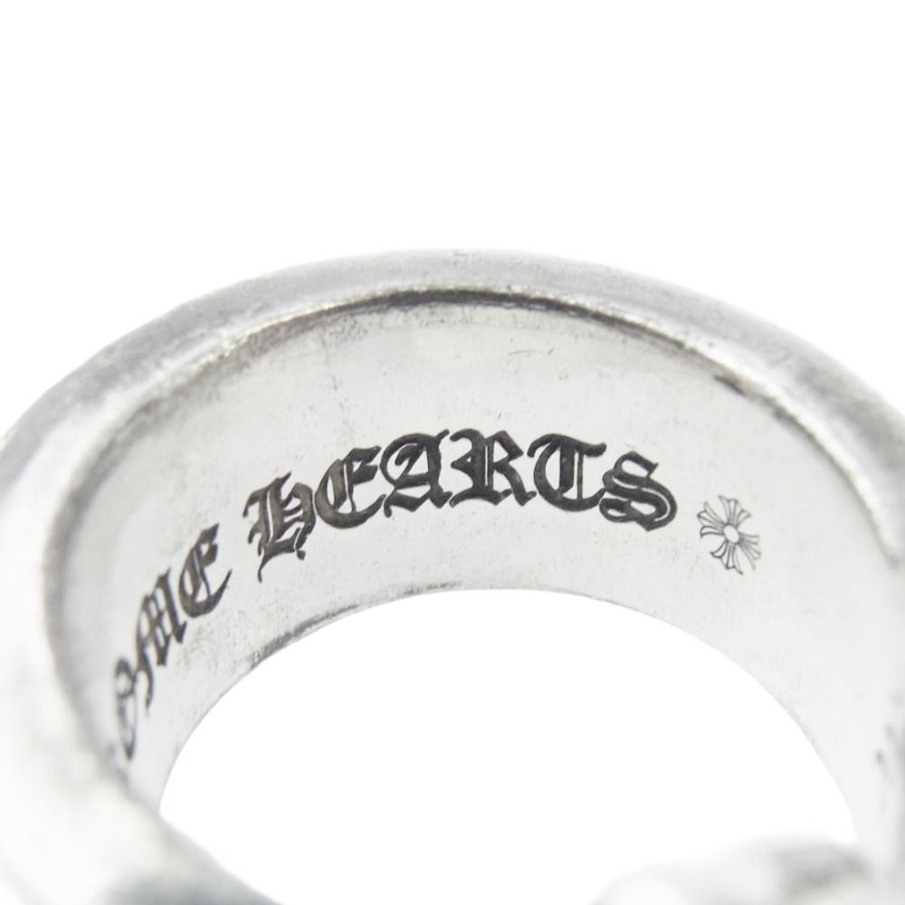 CHROME HEARTS クロムハーツ 原本有 LG SCROLL LABEL ラージスクロールラベル リング シルバー系 約13.5号 WWW_SHINETEETH_COM