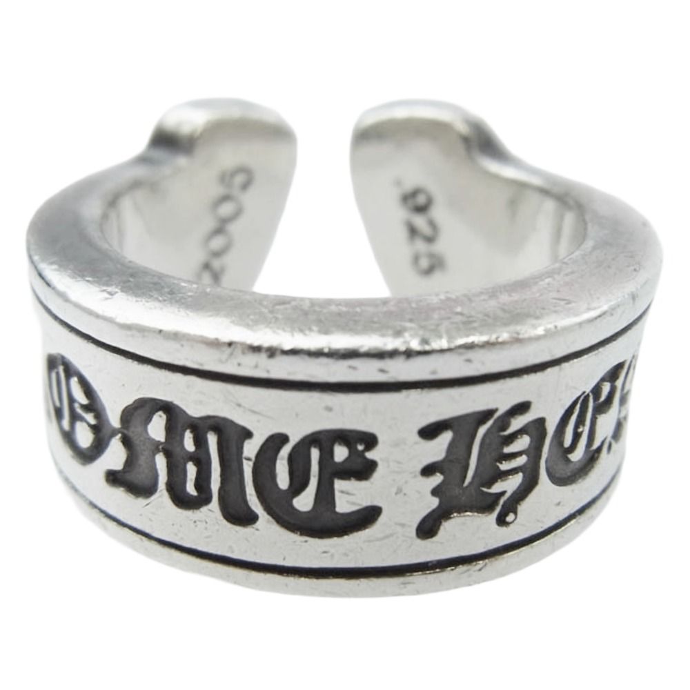 CHROME HEARTS クロムハーツ 原本有 LG SCROLL LABEL ラージスクロールラベル リング シルバー系 約13.5号