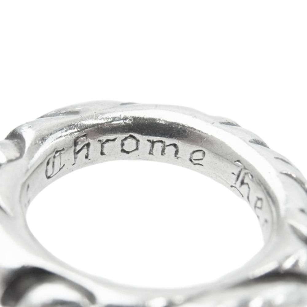 CHROME HEARTS クロムハーツ 原本有 SCRL BAND スクロールバンド リング シルバー系 6号 WWW_SHINETEETH_COM