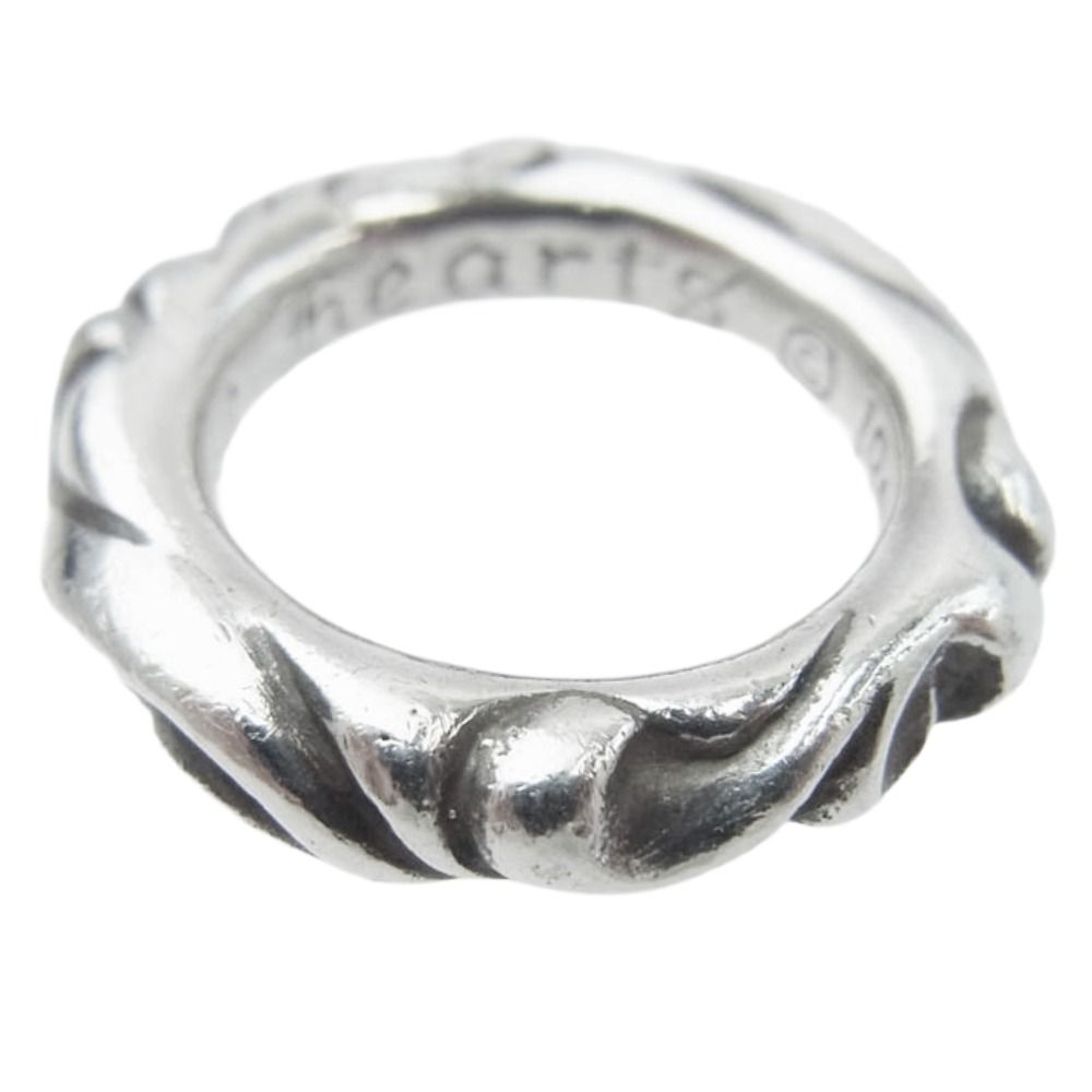 CHROME HEARTS クロムハーツ 原本有 SCRL BAND スクロールバンド リング シルバー系 6号