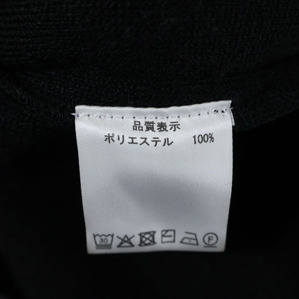 WILLY CHAVARRIA ウィリーチャバリア ダブルポケット ジップアップ ポリエステル ボアジャケット ブラック KANDAIZUMI_COM