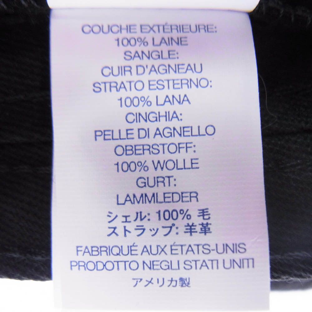 Supreme シュプリーム Wool Camp Cap ウールキャンプ キャップ ブラック系