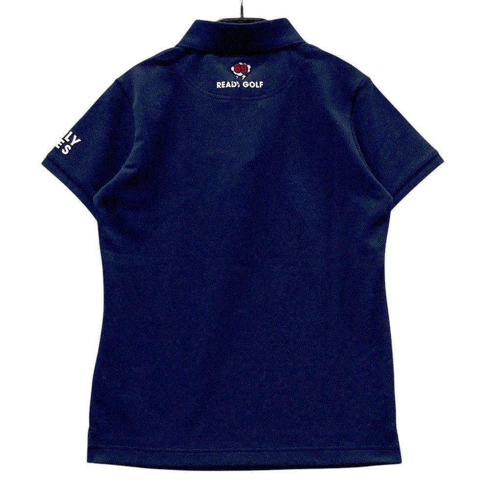 サイズ 0 PEARLY GATES パーリーゲイツ 055-2260628 半袖ポロシャツ ニコちゃん ネイビー系 240101475362 ゴルフウェア レディース ストスト