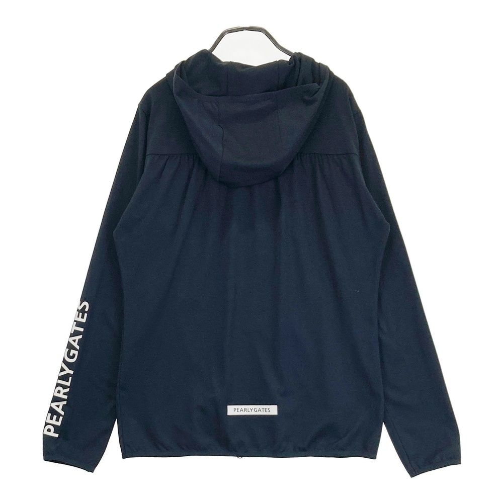 サイズ 2 PEARLY GATES パーリーゲイツ ジップパーカー ロゴ ネイビー系 240101486188 ゴルフウェア レディース ストスト