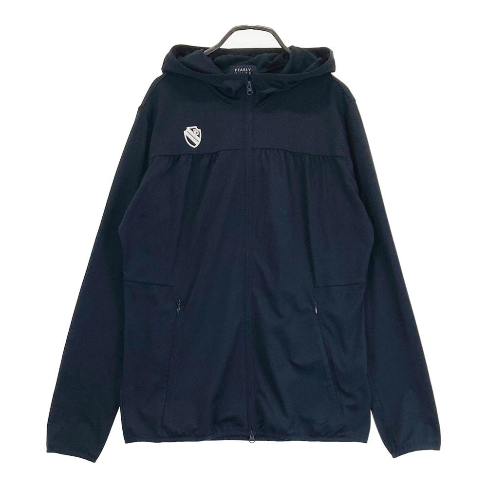 サイズ 2 PEARLY GATES パーリーゲイツ ジップパーカー ロゴ ネイビー系 240101486188 ゴルフウェア レディース ストスト