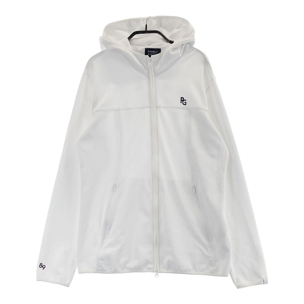 サイズ 2 PEARLY GATES パーリーゲイツ モデル ジップパーカー ロゴ ホワイト系 240101486189 ゴルフウェア レディース ストスト