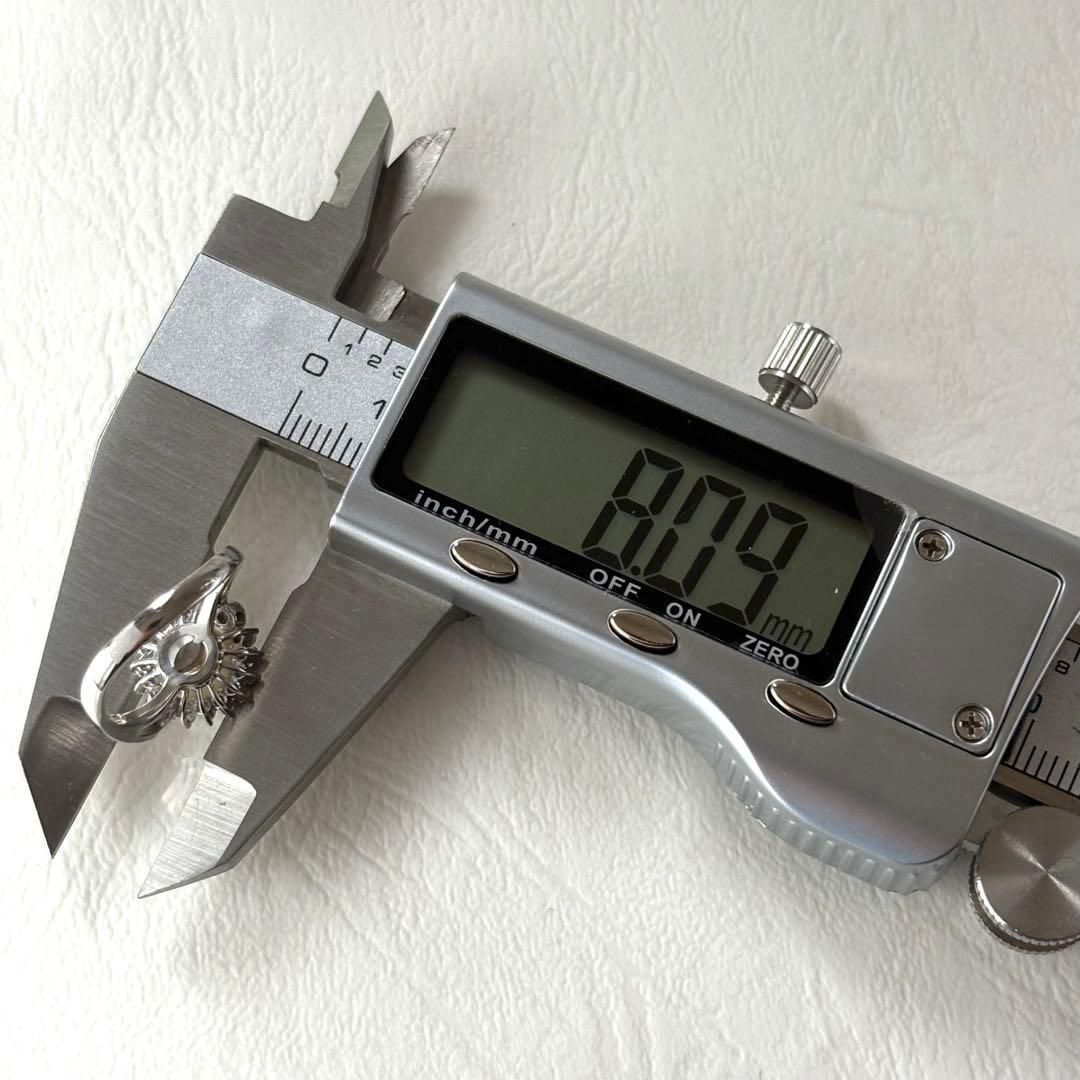 287【タサキ】Pt900 パール 約8.0mm ダイヤモンド 0.24ct リファインド