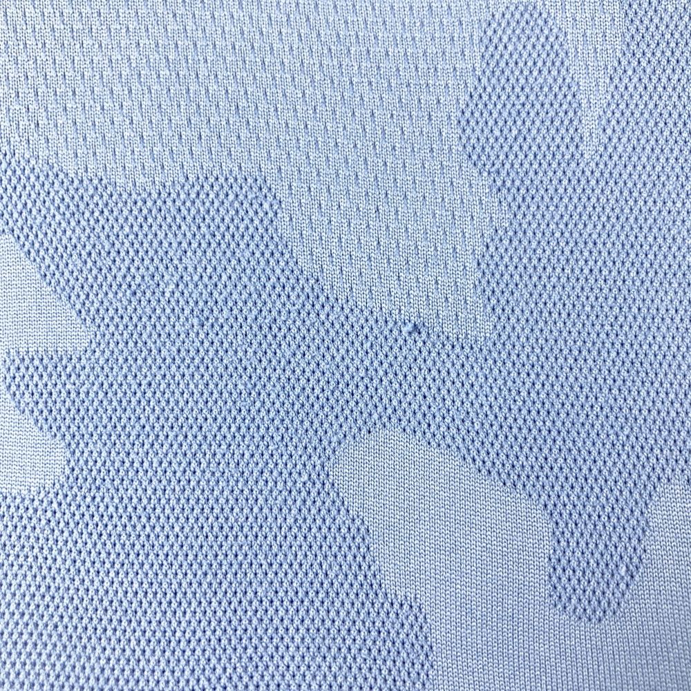 サイズ：M RLX ラルフローレン 半袖ポロシャツ カモフラ柄 ブルー系