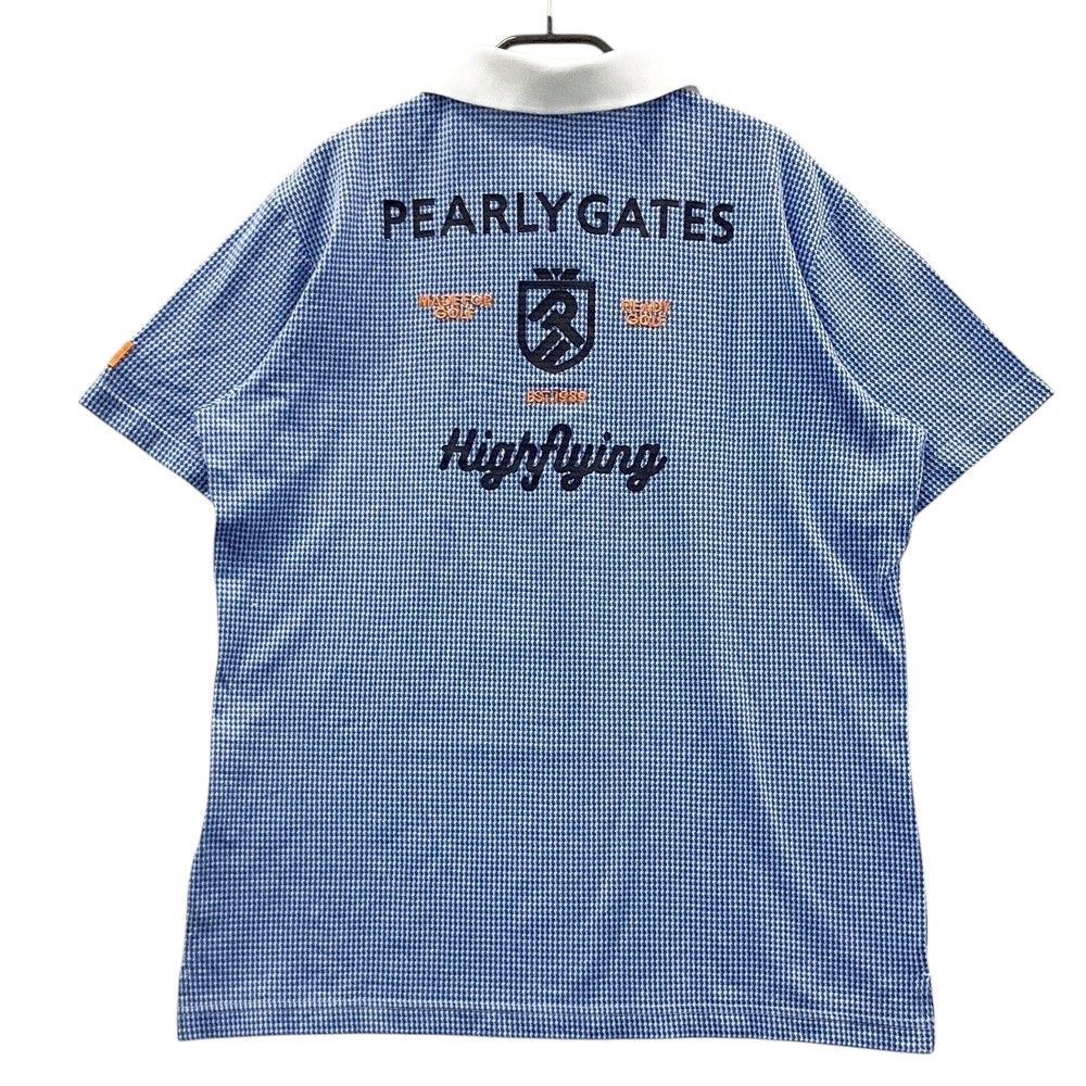 パーリーゲイツ蛍光グリーンのPPGロゴ入りメンズポロシャツサイズ6 パーリーゲイツ ポロシャツ メンズサイズ6 パーリーゲイツ蛍光グリーン